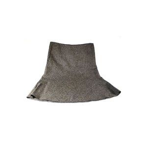 Polli Says Skirt Flared A Line Brown Tweed Boutique Dress NWT Size 4